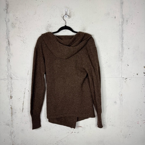 BetaBrand Sheep Wool Wrap Cardigan Sweater All Natural Wool Cuff Thumbholes S/M - Picture 7 of 8